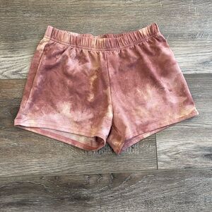 Abercrombie Kids girls Tie-Dye PJ Shorts - Pink and Tan good condition size 9/10